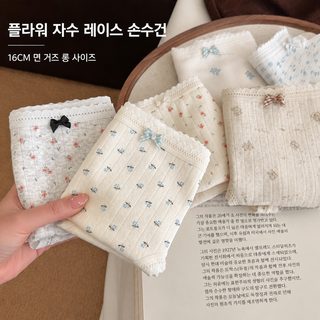 여성 면 삼각팬티 무흔 중허리 통기성 항균 데일리 속옷