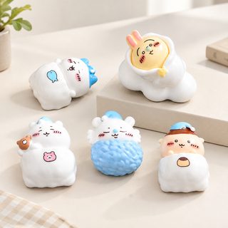 귀여운 꼬마 여덟 기이카와 귀여운 피규어 생방송 블라인드 포켓 부품 diy