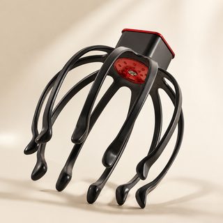 3단 전동 두피 마사지기 머리 진동 마사지 릴렉스 케어 충전식 문어발 헤드