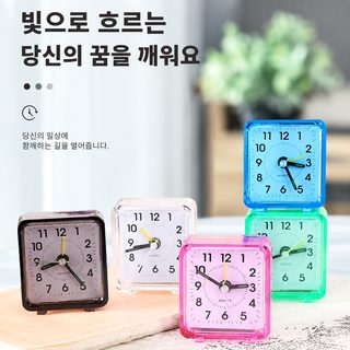 원천 공장 주머니 알람 선물 알람 시계 음소거 갈 때 여행 작은 알람 학생
