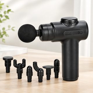 가정용 근막총 여성 전동 안마기 근육 완화 마사지 마사지 총 USB 미니 충전