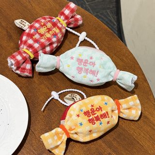 한국계 ins 마카롱 배색 미니 사탕 걸이 귀여운 제로 지갑 이어폰 가방 다기
