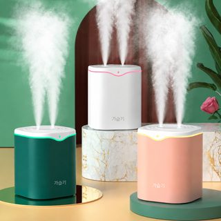초두 USB 초음파 가습기 2.2L 듀얼·싱글 분무 데스크톱 대용량 가정용