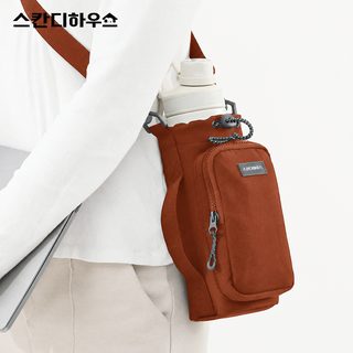 신형 크로스 주전자 가방 보온컵 커버 여행 신기 휴대용 고용모치 물컵 핸
