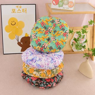 사계절형 통기면 마 원형 의자 방석 가정용 민족풍 양면 부들 다다미 마루