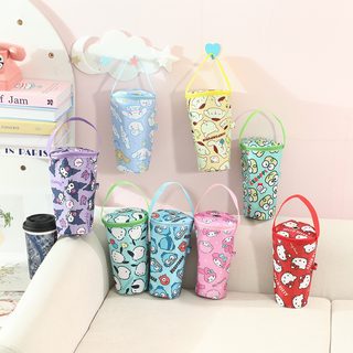 휴대용 밀크티 컵 커버 보온 신선도 유지 사무실 학생용 음료 컵가방