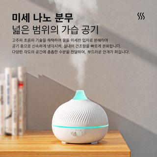 크로스보더 신형 아로마 디퓨저 침실 가정용 칠색 분위기 등 자동 분무 탁