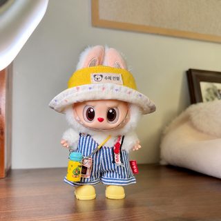 labub 와복 1, 2, 3세대 좌석 파티 걸이 멜빵바지 모자 학원 세트 옷 갈아입고 대신