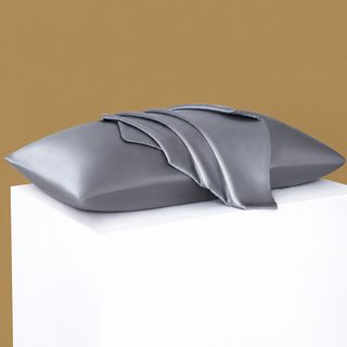 워싱 실크 베개커버 48x74cm 1장 아이스 실크 새틴 침구 베개 커버