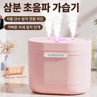 크로스보더 신형 삼분사 가습기 가정용 데스크톱 경음 나노 스프레이 디퓨