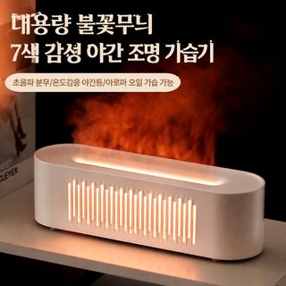 2026 화염형 디퓨저 가습기 USB 아로마 무드등 침실 데스크톱 공기 향기기