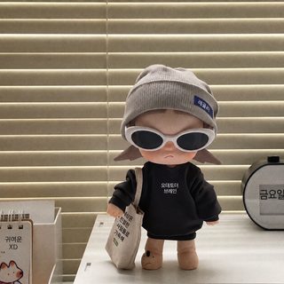 ZSIGA 1/8 인형옷 회색 모자 쿨블랙 코디 세트 캐릭터 인형 갈아입히기