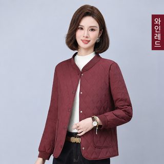 엄마 옷 겉옷 겉옷 얇고 가벼운 칼라 솜저고리 2026 겨울 신상 링거 중장년 패딩 솜저고리녀
