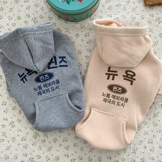 크로스보더 가을/겨울 애완견 옷 테디보미 비숑 작은 강아지 고양이 두꺼운