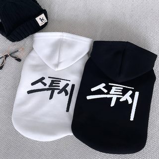 붐표 테디비곰 보미 강아지 후드티 가을 겨울 소형견 고양이 기모 옷