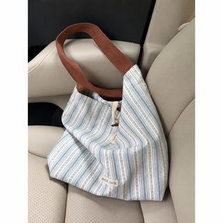 여성용 대용량 나일론 캔버스 토트백 체크 숄더백 데일리 출퇴근 여행 가방