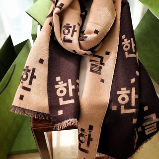여성 인조 캐시미어 당나귀 머플러 겨울 도톰한 중장목 숄 180×45cm 행택 포