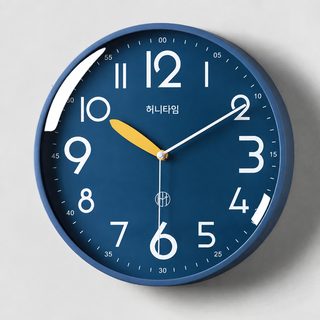 벽시계 거실 가정용 심플한 현대 침실 시계 벽걸이 음소거 창의적인 패션