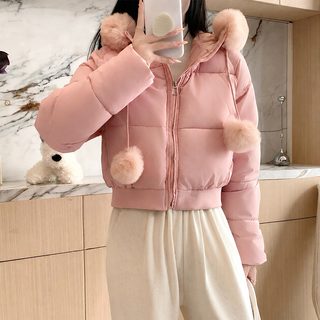 2025 겨울 신상 패딩 면복 여자 짧은 키 두꺼운 면옷 패션 보온 가모 면저고