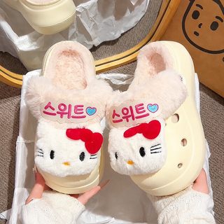 높은 용모치 귀여운 고양이 동굴 신발 여자 외투 2026년 가을 겨울 신상 두꺼