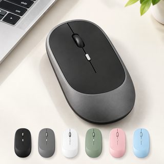 크로스보더 신형 무선 Bluetooth 듀얼 모드 무음 마우스 충전 도매 다색 현물