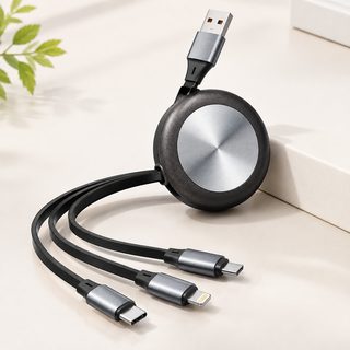 100W 고속 충전 CD 무늬 임의로 당겨 신축 1 끌기 3 수 근거선 애플 화웨이 안