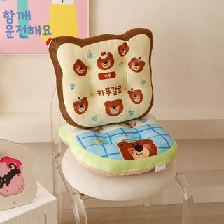 도파민 고양이 얼굴 사각형 의자 방석을 두껍게 하여 집에서 쿠션용 학생 쿠션 어린이 다다미 바닥 쿠션