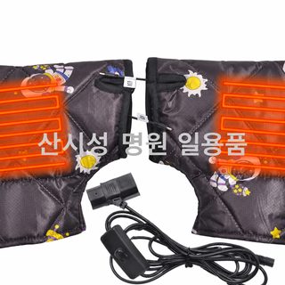 전기 오토바이 열선 핸들 방한 장갑 방수 방풍 겨울용 두꺼운 핸들커버