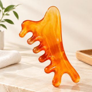 인기 수지 사합 다기능 전용 얼굴 마사지 빗 얼굴 근육 점혈 긁기 미용 경락 솔