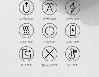 신형 미니 10000/20000mAh 대용량 보조배터리 고속충전 내장 케이블 3C 인증