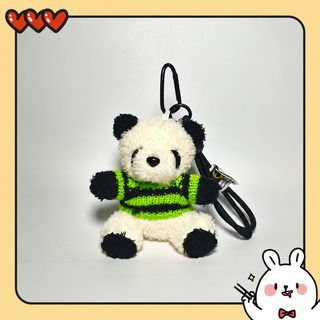 毛绒挂件饰品熊猫可爱钥匙套钥匙扣钥匙圈包包挂件创意礼物卡通