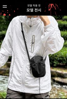 2025 가을 신상 나일론 미니 크로스백 휴대폰 물병 수납 데일리 숄더백