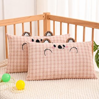 아동 순면 캐릭터 경추베개 30x50cm 유치원 낮잠용 유아 아기 사계절 베개 세