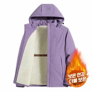남녀 겨울 기모 솜패딩 외투 방풍 방수 후드 보온 코트