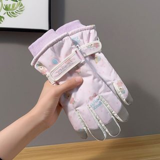 겨울 방수 스키 장갑 미끄럼 방지 방풍 기모 보온 라이딩 통근 야외용