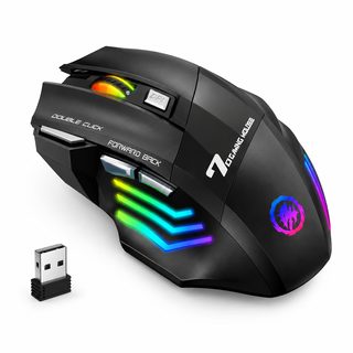 새로운 현물 2.4G Bluetooth 듀얼 모드 무음 현채등 7키 기계 충전 게임 e스포츠
