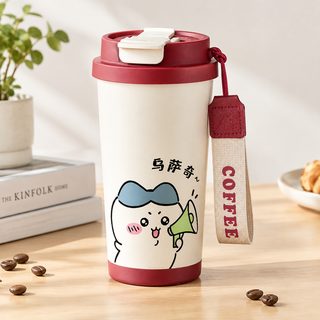 chiikawa吉伊卡哇保温杯乌萨奇不锈钢水杯大容量随行便捷式咖啡杯
