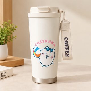 吉伊卡哇保温杯新款卡通小八杯子乌萨奇高颜值水杯便捷吸管咖啡杯
