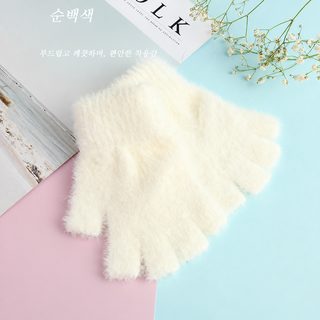 공장 직판 겨울 반지 모조 담비 털 학생 성인 여자 겨울 커플 기모 보온 장갑