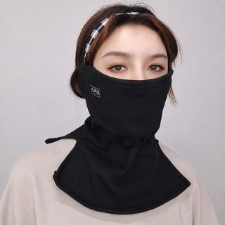 올인원 스웨이드 머리에 목도리 착용 겨울 두께 보온 남성용 목도리 목도리