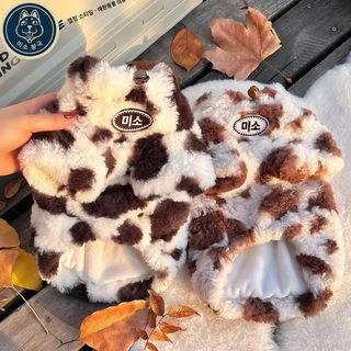 토니 베어 강아지 옷 가을 겨울옷 두께 보온 민소매 시나리 테디 비베어 중