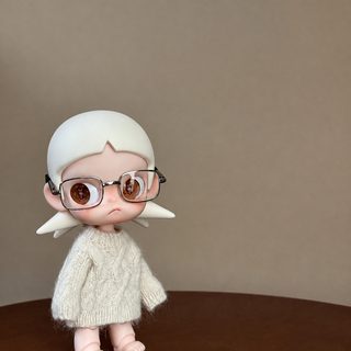 Zsiga 옷 시크 가자 언니 흰색 스웨터 세트 귀여운 인형 옷 갈아입기 와복을