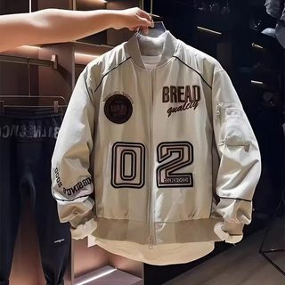 크로스보더 미국식 빈티지 트렌디한 브랜드 고급감 파일럿 재킷 남성 가을/