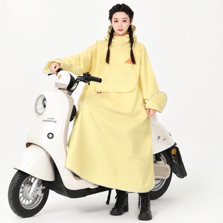 전동차 우비 전신 일체형 두께 증가 축전지차 전신 폭우 방지 손잡이 방수 비옷 증가