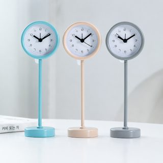 학생용 인테리어 탁상시계 무소음 아날로그 미니 알람시계 침대 머리맡 장