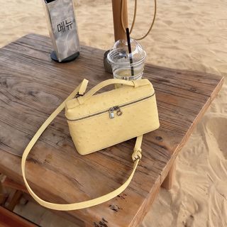 LP19PU 가죽 핸드백 신형 gigi 같은 켈리 네모난 케이스 파우치 경사 고급 프랑
