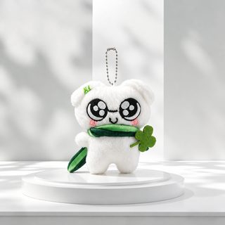 신상 네잎클로버 이 개 네잎클로버 강아지 털털 피규어 귀여운 솜인형 인형
