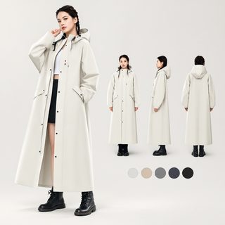 트렌치코트 우비 전동차 성인 두께 장형 싱글 도보 전신 남녀 폭우 전기병차 야외 라이딩