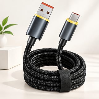 120W 금표 A-C 고속 충전 짜임 라인은 샤오미 애플 화웨이 태블릿 5A 휴대전화