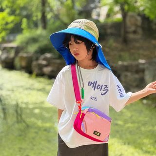 트렌디 키즈 크로스백 남아 여아 야외 나들이 초경량 컬러 숄더백 미니 지